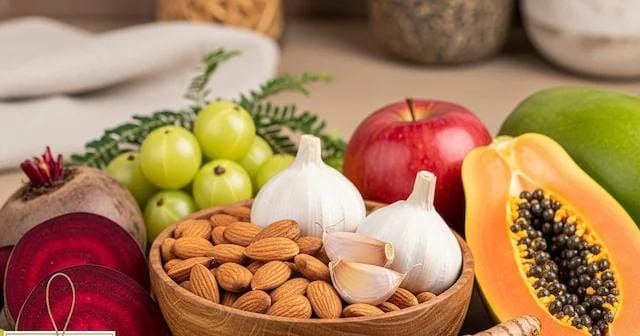 इम्यूनिटी बढ़ाने वाले 10 खाद्य पदार्थ:
